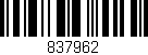 Código de barras (EAN, GTIN, SKU, ISBN): '837962'