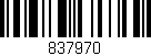 Código de barras (EAN, GTIN, SKU, ISBN): '837970'