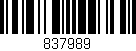 Código de barras (EAN, GTIN, SKU, ISBN): '837989'