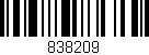 Código de barras (EAN, GTIN, SKU, ISBN): '838209'
