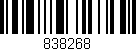Código de barras (EAN, GTIN, SKU, ISBN): '838268'