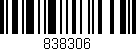 Código de barras (EAN, GTIN, SKU, ISBN): '838306'