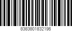 Código de barras (EAN, GTIN, SKU, ISBN): '8383801832196'