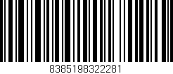 Código de barras (EAN, GTIN, SKU, ISBN): '8385198322281'