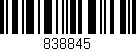 Código de barras (EAN, GTIN, SKU, ISBN): '838845'