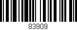 Código de barras (EAN, GTIN, SKU, ISBN): '83909'
