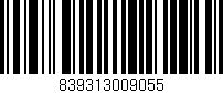 Código de barras (EAN, GTIN, SKU, ISBN): '839313009055'
