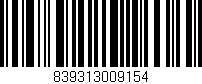 Código de barras (EAN, GTIN, SKU, ISBN): '839313009154'