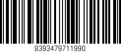 Código de barras (EAN, GTIN, SKU, ISBN): '8393479711990'