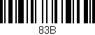 Código de barras (EAN, GTIN, SKU, ISBN): '83B'