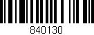 Código de barras (EAN, GTIN, SKU, ISBN): '840130'