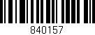 Código de barras (EAN, GTIN, SKU, ISBN): '840157'