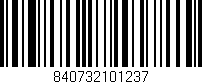 Código de barras (EAN, GTIN, SKU, ISBN): '840732101237'