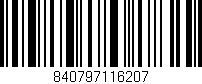 Código de barras (EAN, GTIN, SKU, ISBN): '840797116207'