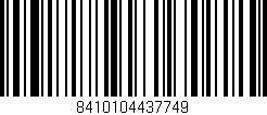 Código de barras (EAN, GTIN, SKU, ISBN): '8410104437749'