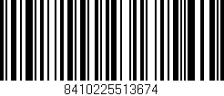 Código de barras (EAN, GTIN, SKU, ISBN): '8410225513674'