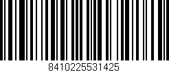 Código de barras (EAN, GTIN, SKU, ISBN): '8410225531425'