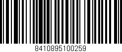 Código de barras (EAN, GTIN, SKU, ISBN): '8410895100259'