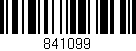 Código de barras (EAN, GTIN, SKU, ISBN): '841099'