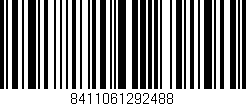 Código de barras (EAN, GTIN, SKU, ISBN): '8411061292488'