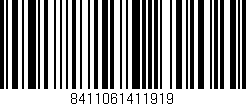 Código de barras (EAN, GTIN, SKU, ISBN): '8411061411919'