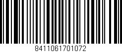 Código de barras (EAN, GTIN, SKU, ISBN): '8411061701072'