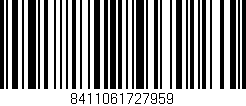 Código de barras (EAN, GTIN, SKU, ISBN): '8411061727959'