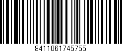 Código de barras (EAN, GTIN, SKU, ISBN): '8411061745755'