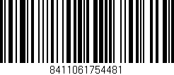 Código de barras (EAN, GTIN, SKU, ISBN): '8411061754481'