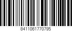 Código de barras (EAN, GTIN, SKU, ISBN): '8411061770795'