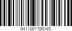 Código de barras (EAN, GTIN, SKU, ISBN): '8411061786345'