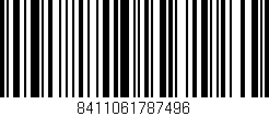 Código de barras (EAN, GTIN, SKU, ISBN): '8411061787496'