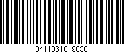 Código de barras (EAN, GTIN, SKU, ISBN): '8411061819838'