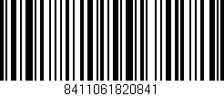Código de barras (EAN, GTIN, SKU, ISBN): '8411061820841'
