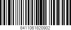 Código de barras (EAN, GTIN, SKU, ISBN): '8411061820902'