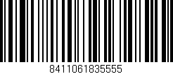 Código de barras (EAN, GTIN, SKU, ISBN): '8411061835555'