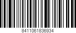 Código de barras (EAN, GTIN, SKU, ISBN): '8411061836934'