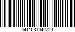 Código de barras (EAN, GTIN, SKU, ISBN): '8411061840238'