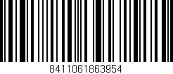 Código de barras (EAN, GTIN, SKU, ISBN): '8411061863954'