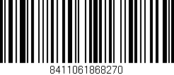 Código de barras (EAN, GTIN, SKU, ISBN): '8411061868270'