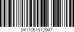 Código de barras (EAN, GTIN, SKU, ISBN): '8411061912997'