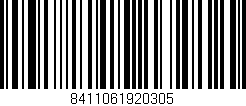 Código de barras (EAN, GTIN, SKU, ISBN): '8411061920305'