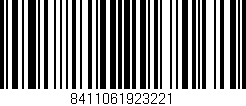 Código de barras (EAN, GTIN, SKU, ISBN): '8411061923221'