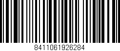 Código de barras (EAN, GTIN, SKU, ISBN): '8411061926284'