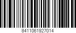 Código de barras (EAN, GTIN, SKU, ISBN): '8411061927014'