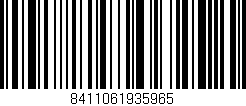 Código de barras (EAN, GTIN, SKU, ISBN): '8411061935965'
