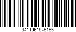 Código de barras (EAN, GTIN, SKU, ISBN): '8411061945155'