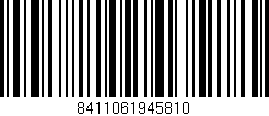 Código de barras (EAN, GTIN, SKU, ISBN): '8411061945810'