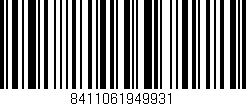 Código de barras (EAN, GTIN, SKU, ISBN): '8411061949931'