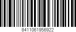 Código de barras (EAN, GTIN, SKU, ISBN): '8411061956922'